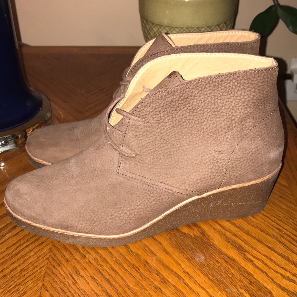 Lucky Brand dark brown wedges (worn twice)